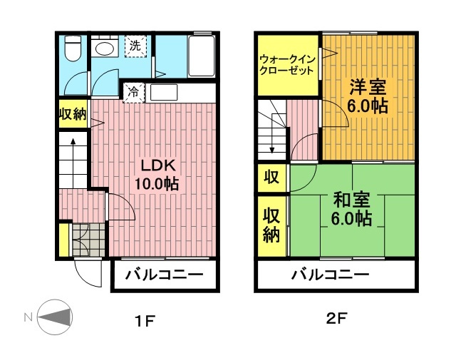 エルカーサ壱番館の間取り