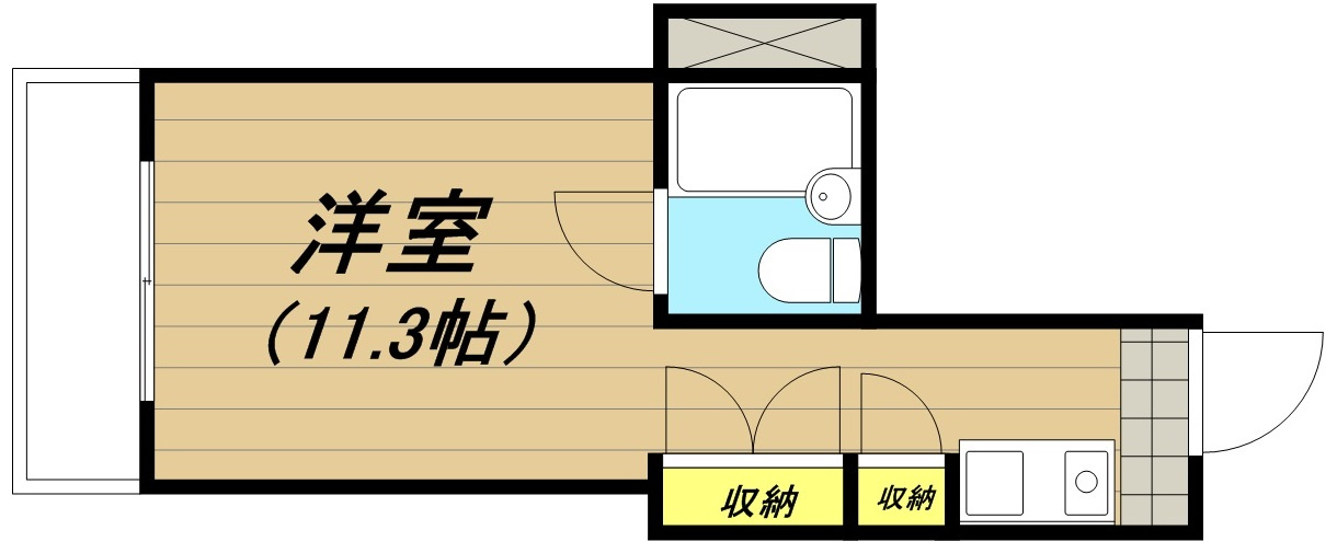 レジュエール トダコウエンの間取り