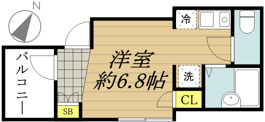 リュウト与野本町の間取り