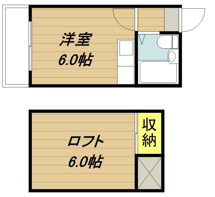 フジレジデンスⅠの間取り