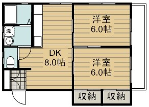 ハイツミネルバの間取り