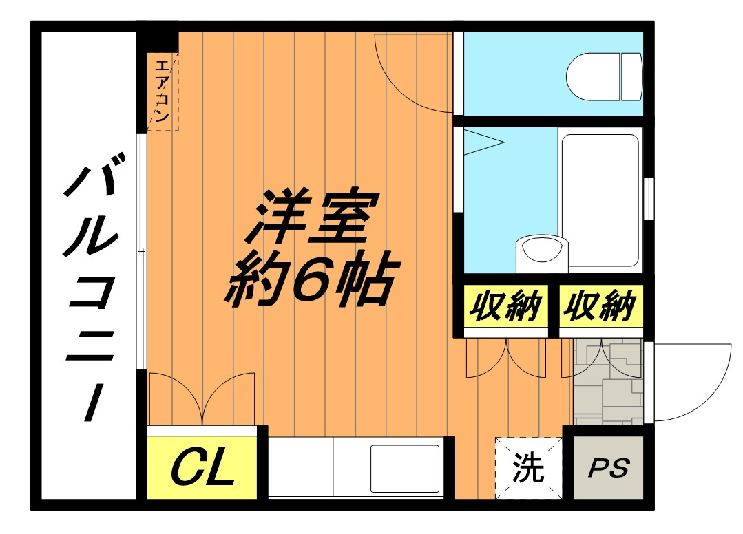 マンションさくらⅡの間取り