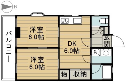 グレースハイム北戸田の間取り