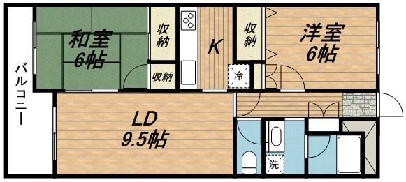 ウィステリア・ヤハギの間取り