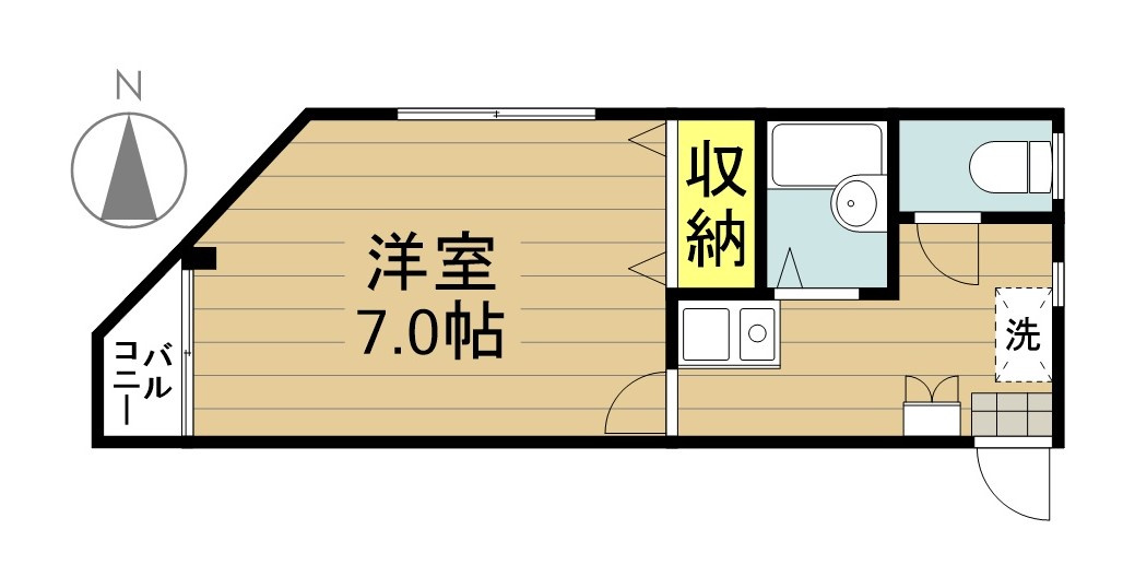 シャトランレーヌⅢの間取り