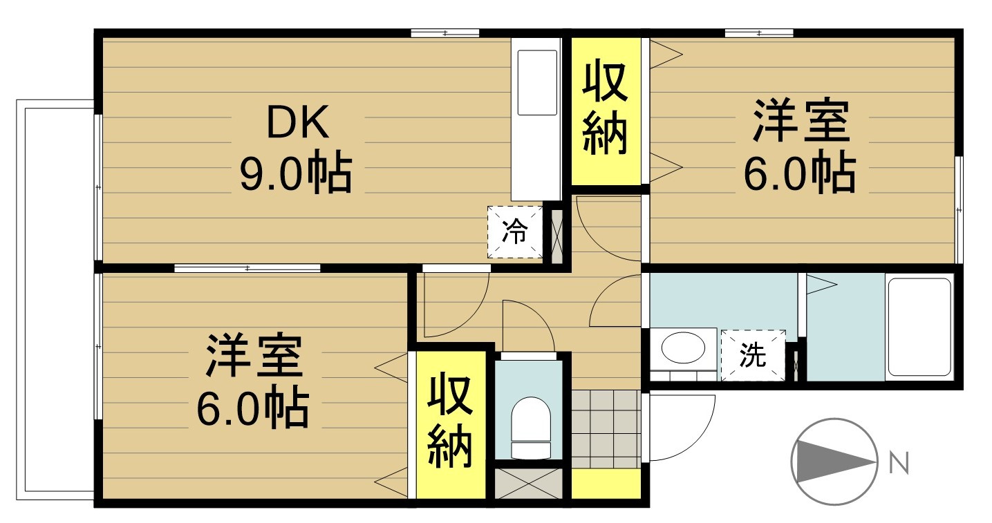 パークハイムの間取り
