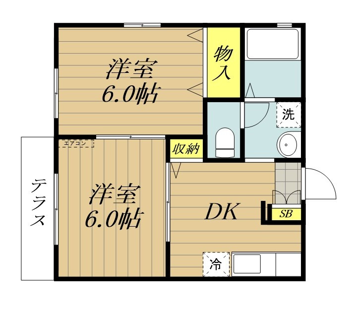 エクセル松本壱番館の間取り