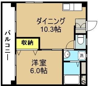 大野マンションの間取り