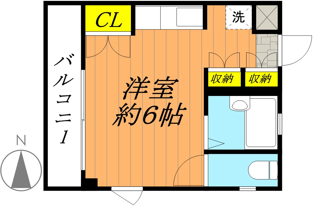マンションさくらⅡの間取り