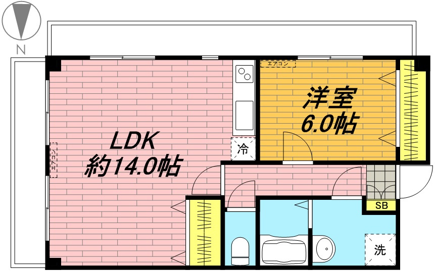 297ハイムの間取り