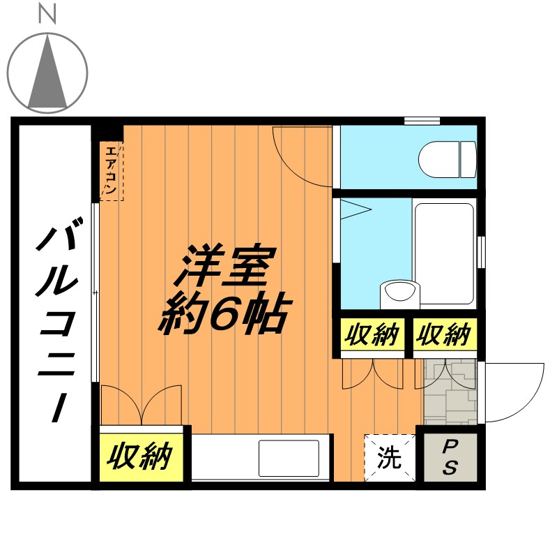 マンションさくらⅡの間取り