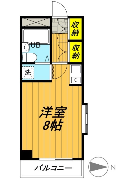シャトーレ山内の間取り