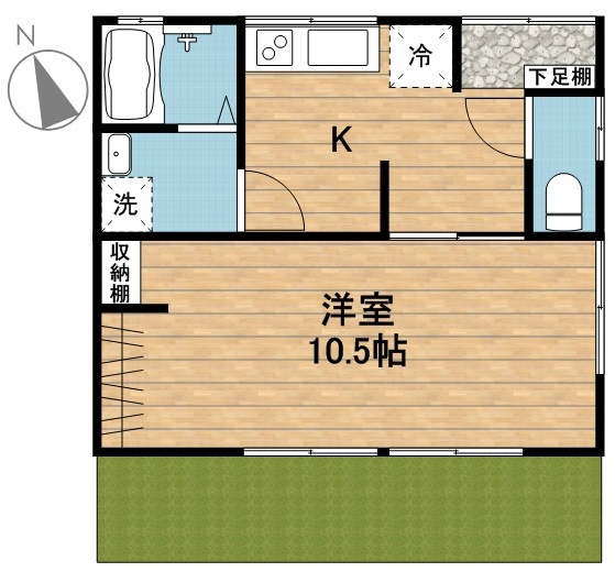 コーポのぞみの間取り