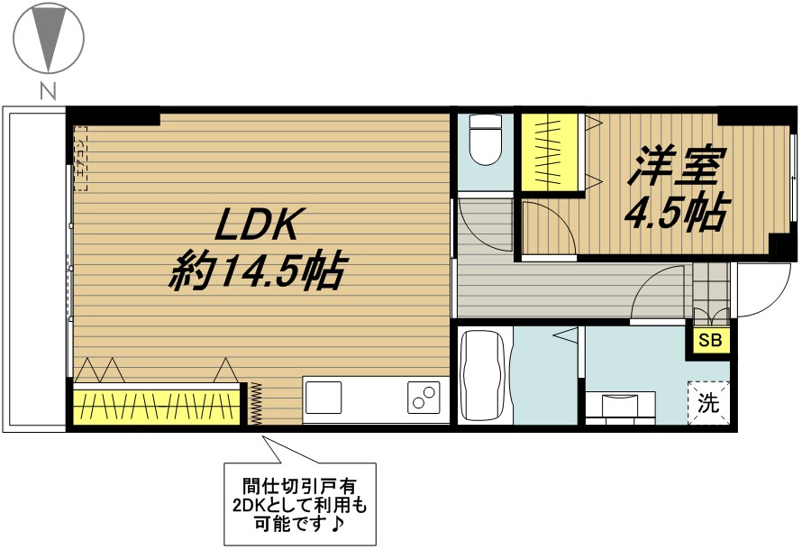 297ハイムの間取り