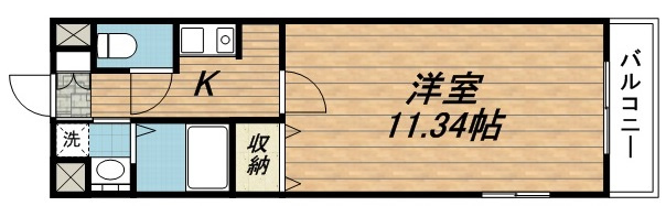 ベルメゾンの間取り