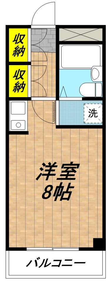 シャトーレ山内の間取り