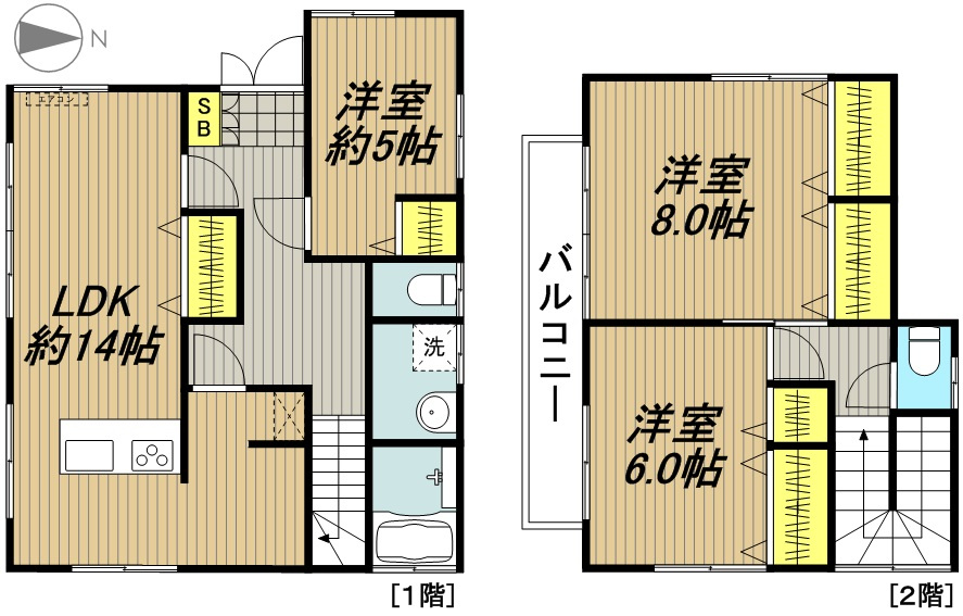 森田ハウスの間取り