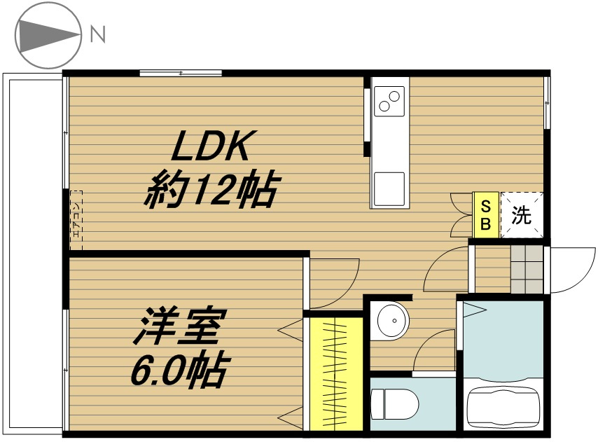 ドミール笹目の間取り