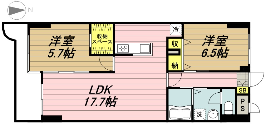 パークサイド戸田の間取り