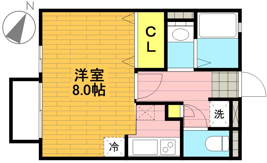 アーバンヒル弐番館の間取り