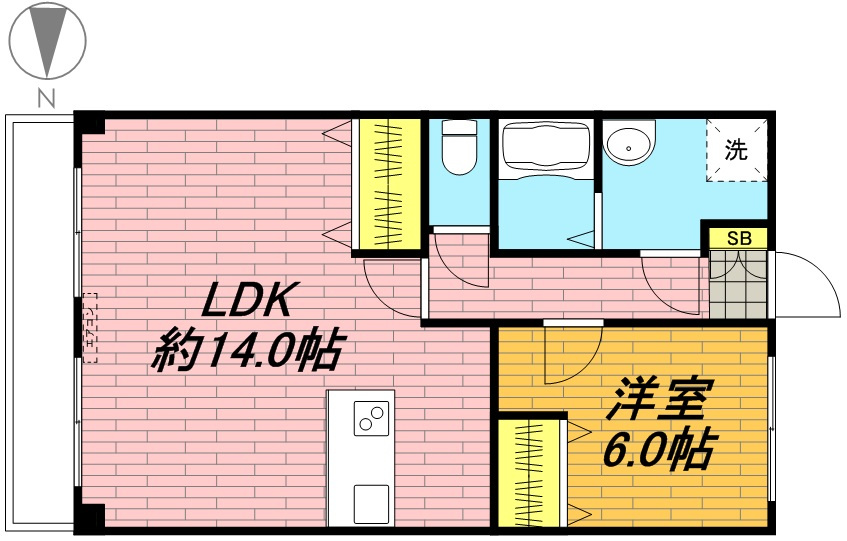 297ハイムの間取り