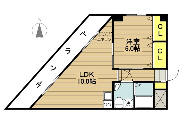 メゾン戸田の間取り