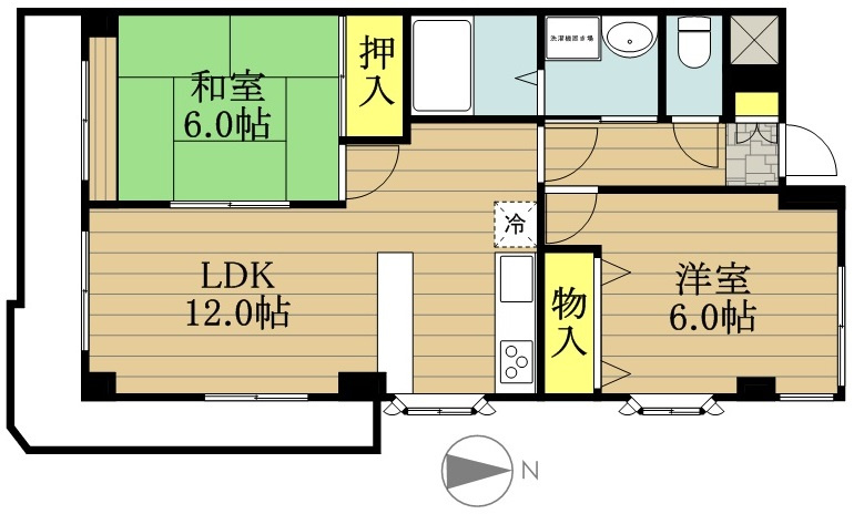 シティーハイツの間取り