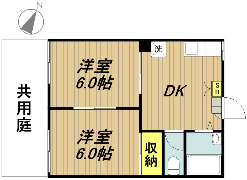 サンコーポ戸田の間取り