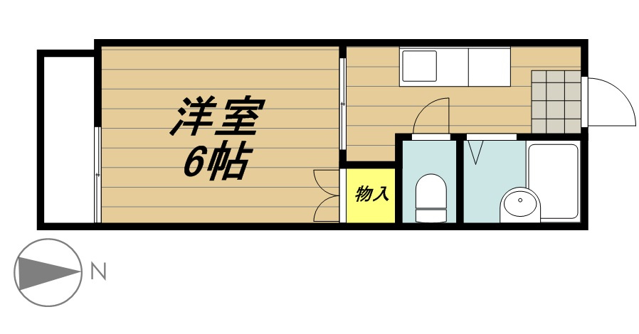 メゾンムサシの間取り