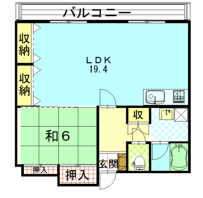 フォートファイン秋田40Cの間取り