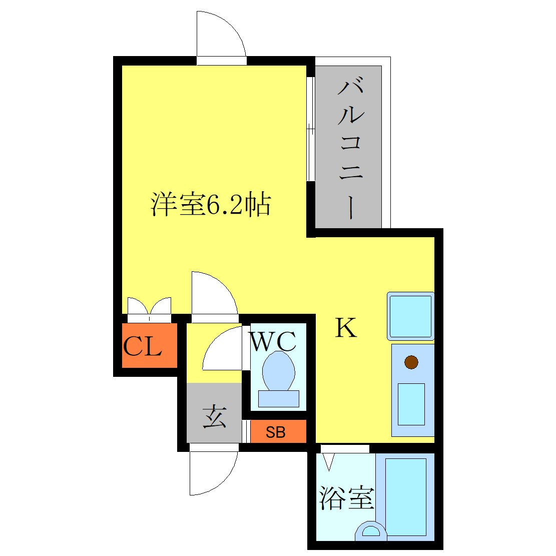 グランシャトーの間取り