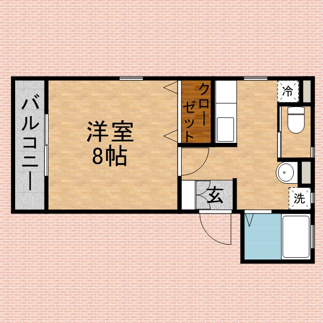 フィオレンテＭⅡの間取り