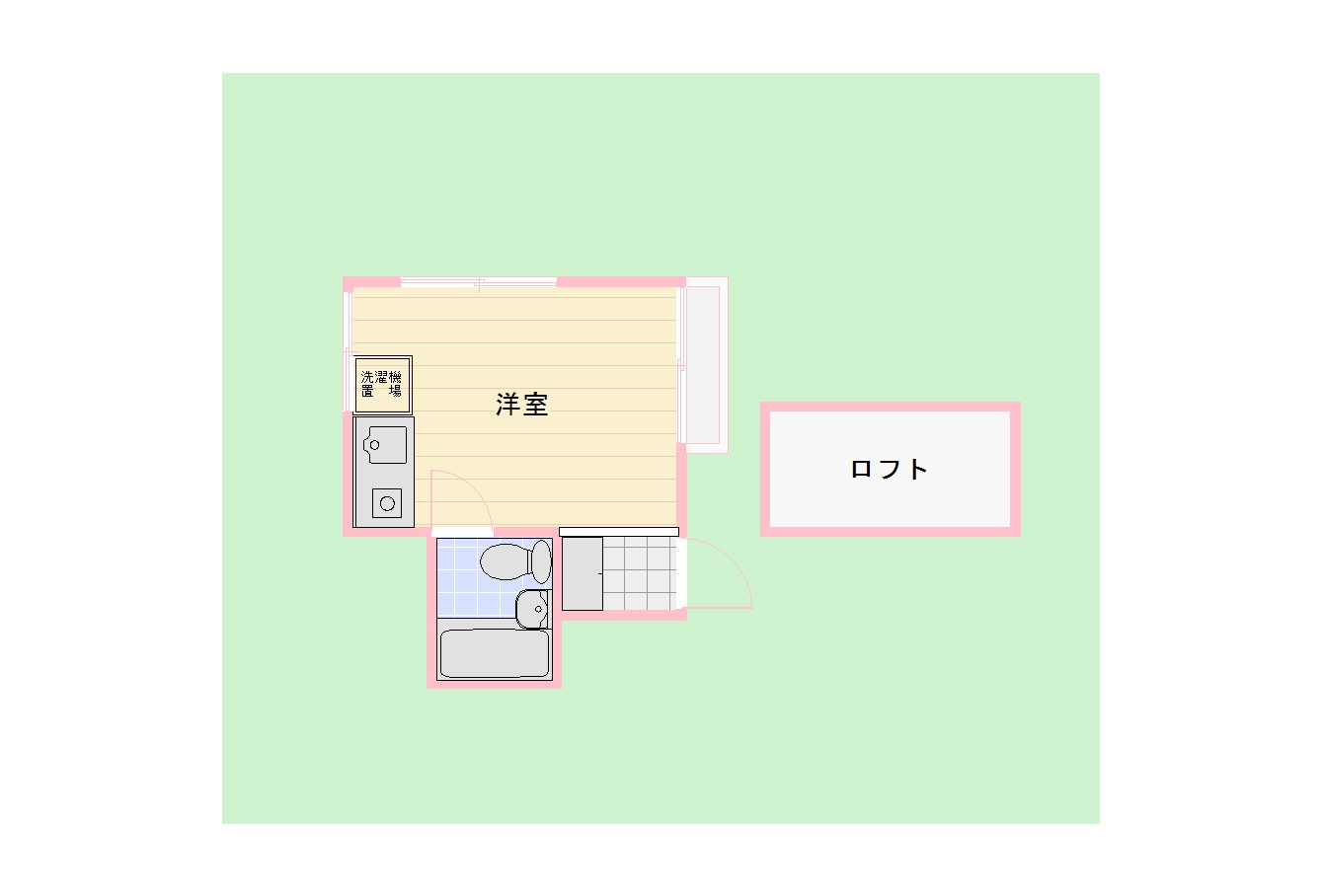 メゾンエムの間取り