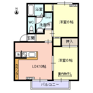 フレグランスピュアの間取り