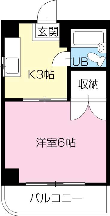 コーポ福島の間取り