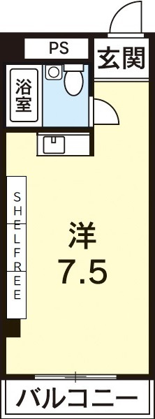 ドルフ日野の間取り