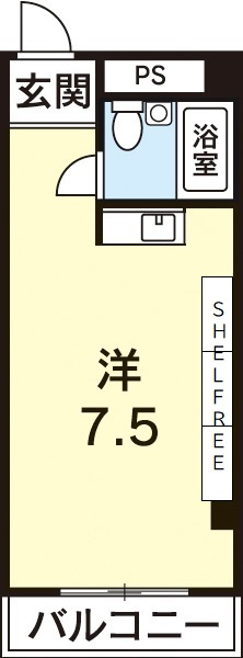 ドルフ日野の間取り