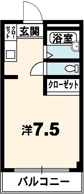 シティパレス佐古の間取り
