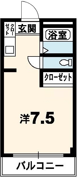 シティパレス佐古の間取り