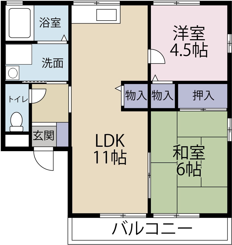 レトア川内2の間取り