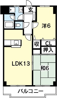 リバティ21の間取り