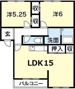 エクセレントロワールⅡの間取り