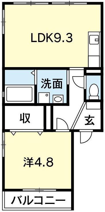 コンシェリア住吉の間取り
