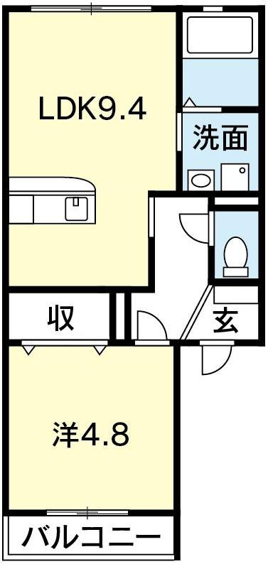 コンシェリア住吉の間取り