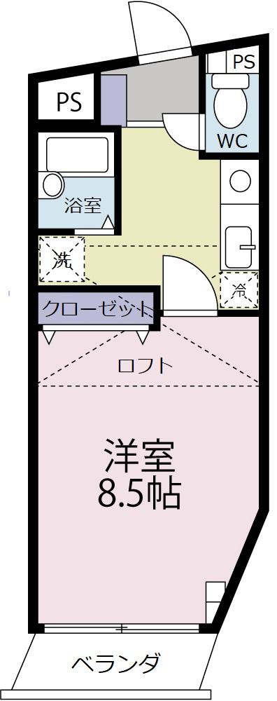 コートソレイユの間取り