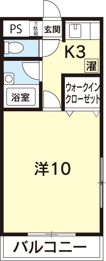 LUCE住吉の間取り