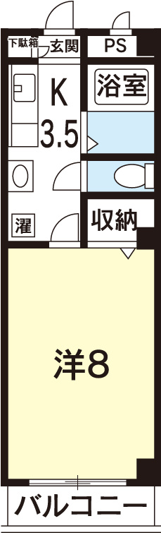 メイプルハイツの間取り