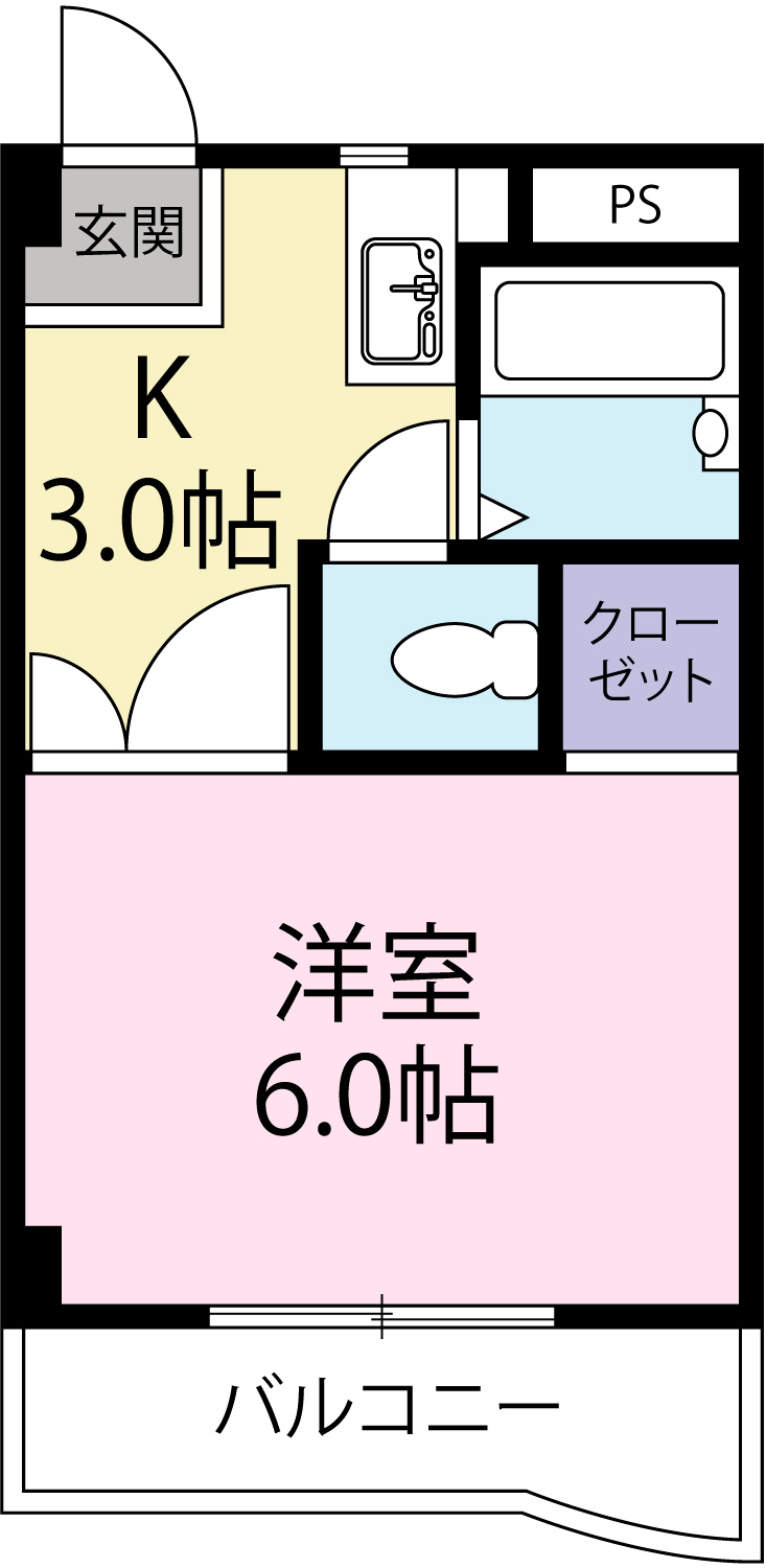 長野ハイツの間取り