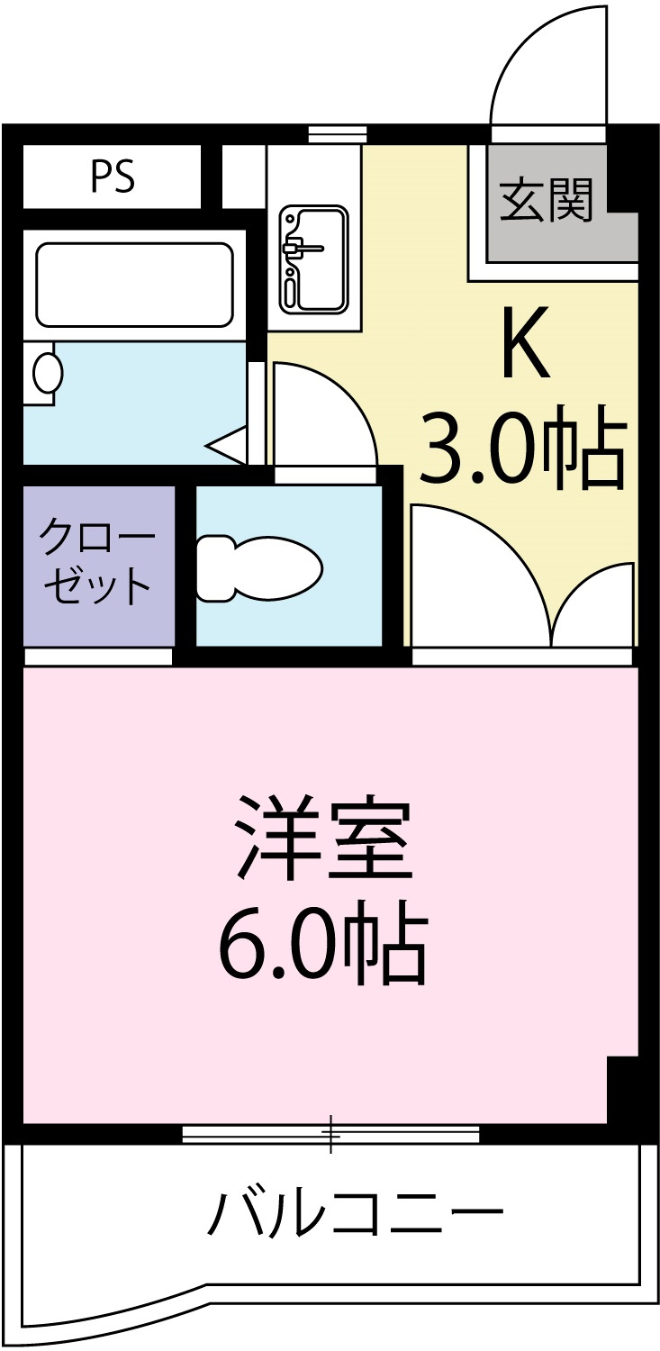 長野ハイツの間取り