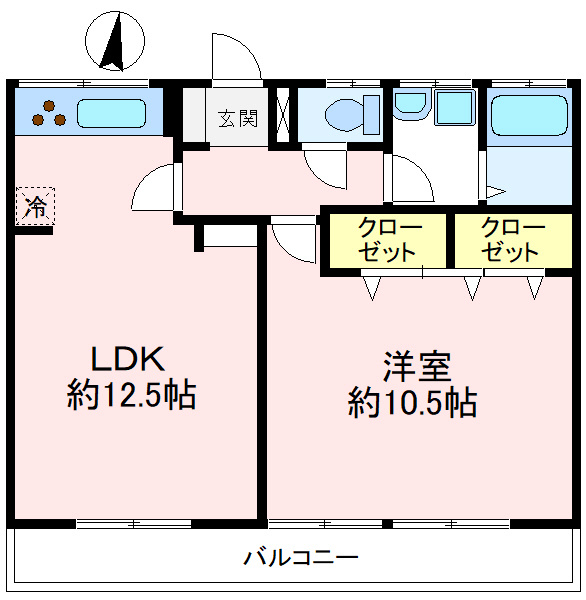 コーポアイランドの間取り